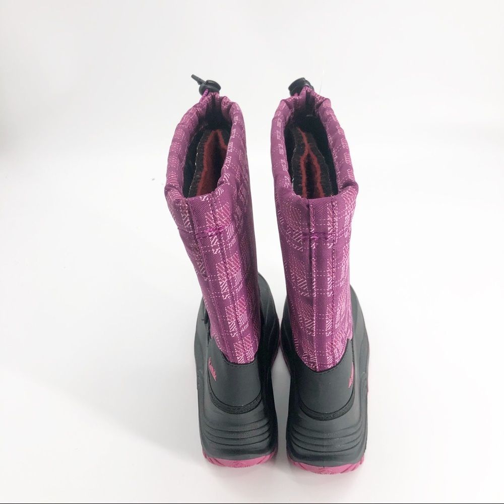 Kamik Waterproof Snow Boots Pink/Purple Sz 6 - Picture 3 of 5